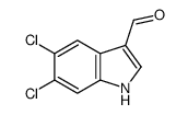 5,6-dichloro-1H-indole-3-carbaldehyde structure