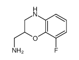 dihydro-8-fluoro-2H-1,4-benzoxazine-2-methanamine结构式