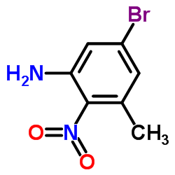 5-Bromo-3-methyl-2-nitroaniline结构式