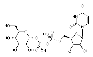 [α-(32)P]-UDP-glucose结构式