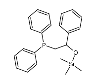 (2-phenyl-2-trimethylsiloxyethyl)diphenylphosphine Structure