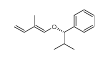 (S,E)-(2-methyl-1-((2-methylbuta-1,3-dien-1-yl)oxy)propyl)benzene Structure