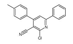 2-chloro-4-(4-methylphenyl)-6-phenylpyridine-3-carbonitrile Structure