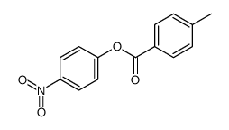 (4-nitrophenyl) 4-methylbenzoate结构式