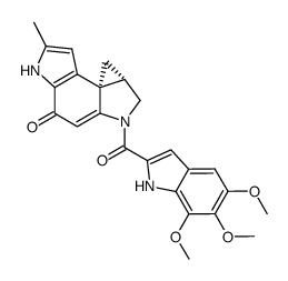 2-methyl-A-ring pyrrole-duocarmycin A Structure