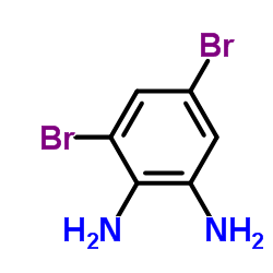 3,5-二溴-1,2-苯二胺结构式