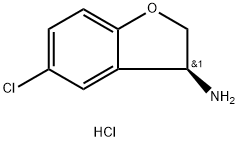 (S)-5-Chloro-2,3-dihydro-benzofuran-3-ylamine hydrochloride Structure