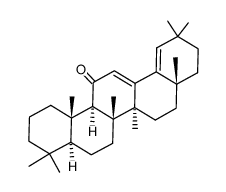 11-Oxo-oleanadien-(12,18) Structure