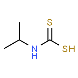 N-(Isopropyl)dithiocarbamic acid Structure