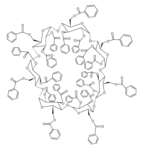 Heptakis(2,3,6-tri-O-benzoyl)-β-cyclodextrin picture