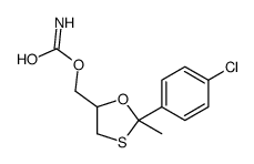 2-(4-Chlorophenyl)-2-methyl-1,3-oxathiolane-5-methanol carbamate Structure