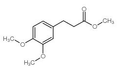 3-(3',4'-二甲氧基苯基)丙酸甲酯结构式