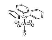 Tungsten,pentacarbonyl(triphenylarsine)-(OC-6-22)- Structure