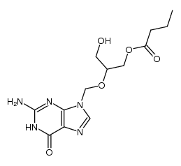 ganciclovir monobutyrate Structure