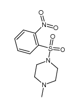 2-nitro-(N-methylpiperazinyl)phenylsulphonamide结构式