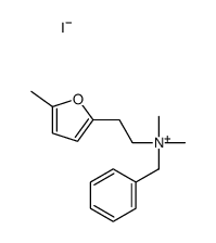 benzyl-dimethyl-[2-(5-methylfuran-2-yl)ethyl]azanium,iodide Structure