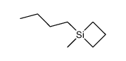 1-butyl-1-methyl-siletane Structure