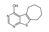 3,5,6,7,8,9-hexahydrocyclohepta[2,3]thieno[2,4-d]pyrimidin-4-one Structure