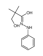 3-hydroxy-2,2-dimethyl-2'-phenylpropionohydrazide structure