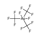 Tris(trifluormethyl)-difluorarsoran Structure