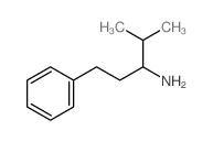 4-methyl-1-phenyl-pentan-3-amine structure