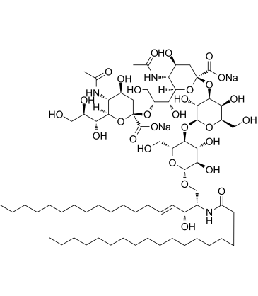 Ganglioside GD3 disodium salt structure