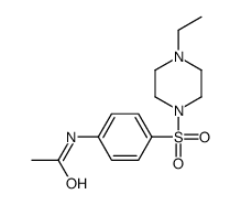 N-[4-(4-ethylpiperazin-1-yl)sulfonylphenyl]acetamide结构式