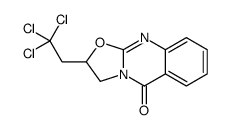 2-(2,2,2-trichloroethyl)-2,3-dihydro-[1,3]oxazolo[2,3-b]quinazolin-5-one结构式