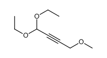 1,1-diethoxy-4-methoxybut-2-yne结构式