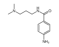 4-amino-N-[3-(dimethylamino)propyl]benzamide结构式