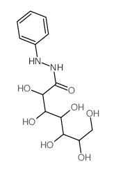 d-glycero-d-gulo-heptonic acid, 2-phenylhydrazide结构式