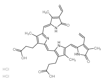 胆绿素二盐酸盐结构式