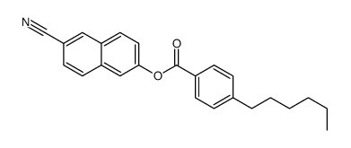 (6-cyanonaphthalen-2-yl) 4-hexylbenzoate结构式