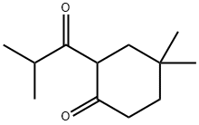 2-异丁酰基-4,4-二甲基环己-1-酮结构式