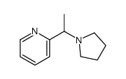 2-(1-pyrrolidin-1-ylethyl)pyridine Structure
