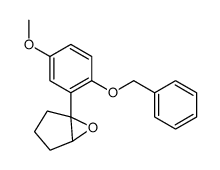 1-(5-methoxy-2-phenylmethoxyphenyl)-6-oxabicyclo[3.1.0]hexane结构式