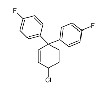 1-[4-chloro-1-(4-fluorophenyl)cyclohex-2-en-1-yl]-4-fluorobenzene Structure