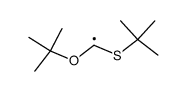 tert-butoxy-tert-butylsulfanyl-methyl Structure