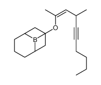 9-(4-methyldec-2-en-5-yn-2-yloxy)-9-borabicyclo[3.3.1]nonane结构式