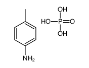 4-methylaniline,phosphoric acid Structure