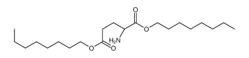 dioctyl (2S)-2-aminopentanedioate Structure