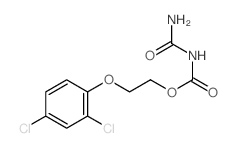 Allophanic acid,2-(2,4-dichlorophenoxy)ethyl ester (8CI) Structure