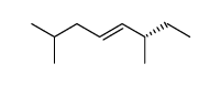 (6S,4E)-2,6-Dimethyl-4-octene structure