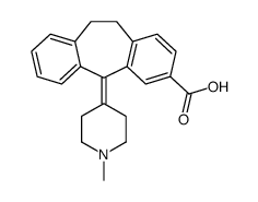 11-(1-methylpiperidin-4-ylidene)-5,6-dihydrodibenzo[1,3-e:1',2'-f][7]annulene-2-carboxylic acid Structure