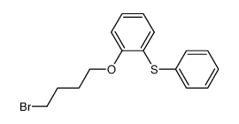 2-(4-bromobutoxy)diphenyl sulfide结构式