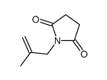 1-(2-methylprop-2-enyl)pyrrolidine-2,5-dione结构式