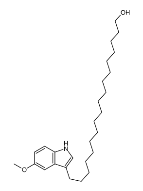 18-(5-methoxy-1H-indol-3-yl)octadecan-1-ol Structure