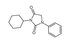 3-cyclohexyl-1-phenylimidazolidine-2,4-dione Structure