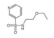 N-(2-ethoxyethyl)pyridine-3-sulfonamide结构式