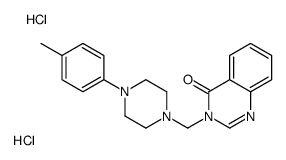 3-[[4-(4-methylphenyl)piperazin-1-yl]methyl]quinazolin-4-one,dihydrochloride结构式